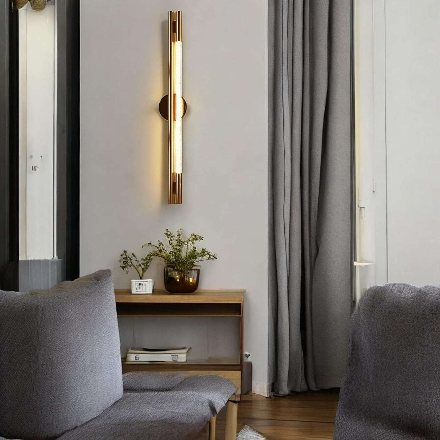 Modern 600mm LED Long Tube Wall Light